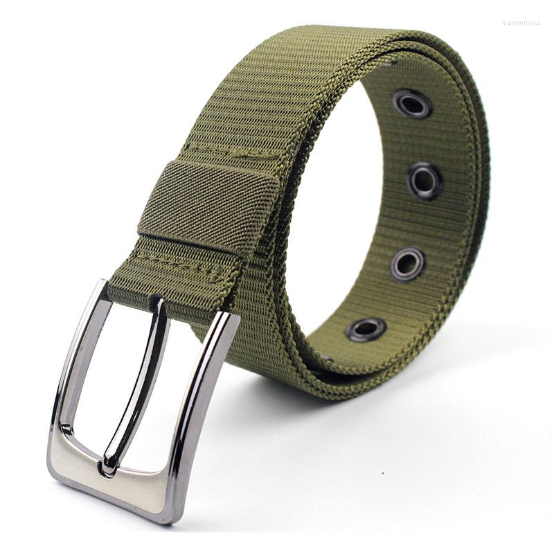 Belts Men's Alloy Pin Buckle Belt Women High Quality Student Youth Canvas Waist Strap For Jeans Luxury Designer Cummerbunds 2022, Army green
Belts Men's Alloy Pin Buckle Belt Women High Quality Student Youth Canvas Waist Strap For Jeans Luxury Designer Cummerbunds 2022, Army green