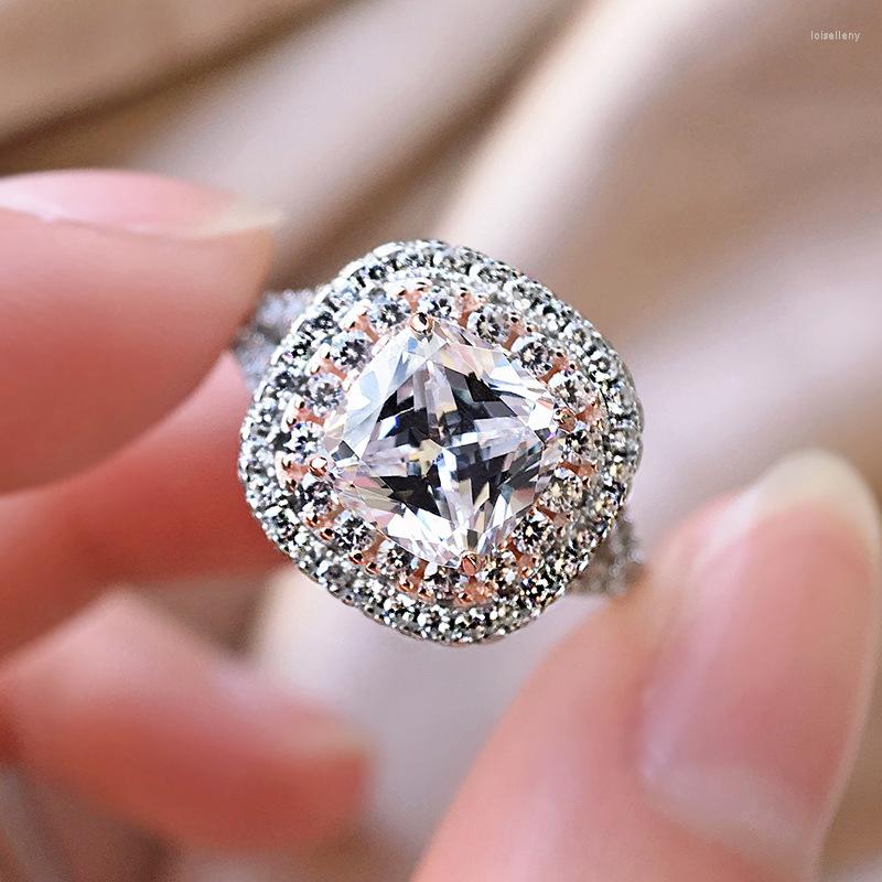 Cluster Rings Flower Design 925 Sterling Silver Pink Gemstone Zircon Ring High Jewelry Gift
Cluster Rings Flower Design 925 Sterling Silver Pink Gemstone Zircon Ring High Jewelry Gift
