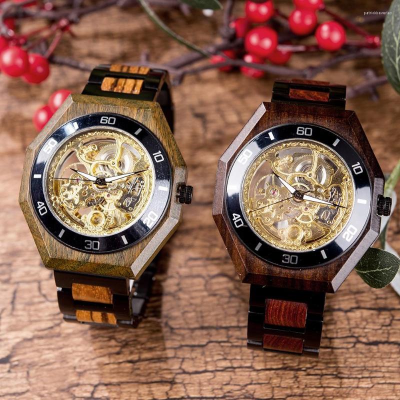 Wristwatches BOBO BIRD Men Wood Mechanical Watches Top Luxury Automatic Luminous Stainless Steel Band Customize Your Name, Gt091-2a 
Wristwatches BOBO BIRD Men Wood Mechanical Watches Top Luxury Automatic Luminous Stainless Steel Band Customize Your Name, Gt091-2a