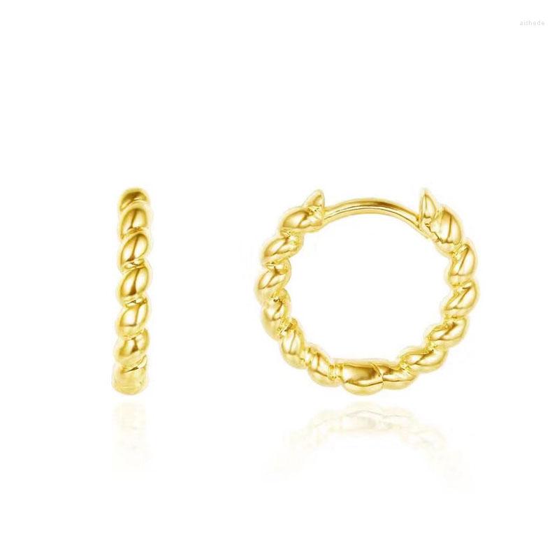 Hoop Earrings Trendy S925 Sterling Silver Yellow Gold Color Soleil Classic Without Zirconia Fine Baroque Jewelry For Women
Hoop Earrings Trendy S925 Sterling Silver Yellow Gold Color Soleil Classic Without Zirconia Fine Baroque Jewelry For Women