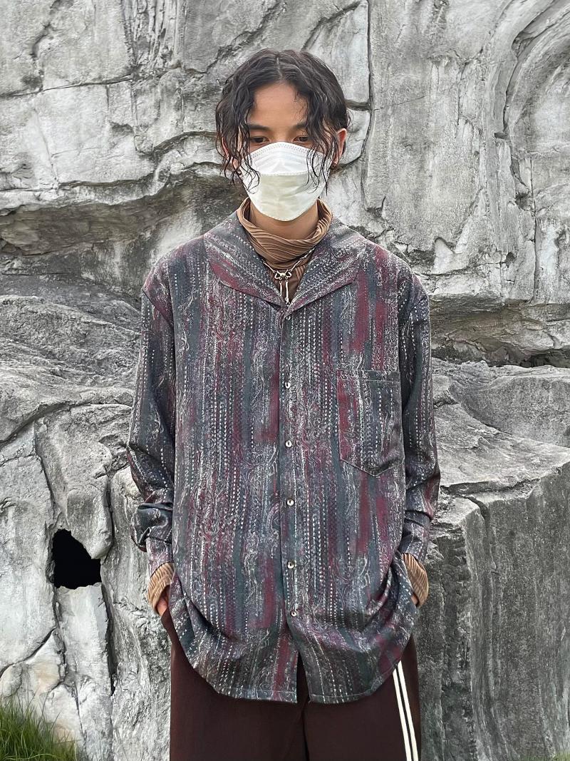 Men's Casual Shirts Ad0342 Fashion Men's 2022 Runway Luxury European Design Party Style Clothing, Gray
Men's Casual Shirts Ad0342 Fashion Men's 2022 Runway Luxury European Design Party Style Clothing, Gray