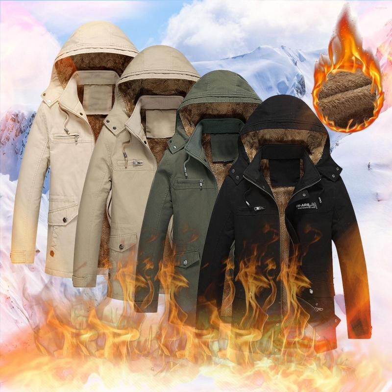 Men's Down Winter Jacket Men Plus Size Warm Thick Windbreaker High Quality Fleece Cotton-padded Parkas Military Overcoat Clothing #t3g, Beige
Men's Down Winter Jacket Men Plus Size Warm Thick Windbreaker High Quality Fleece Cotton-padded Parkas Military Overcoat Clothing #t3g, Beige