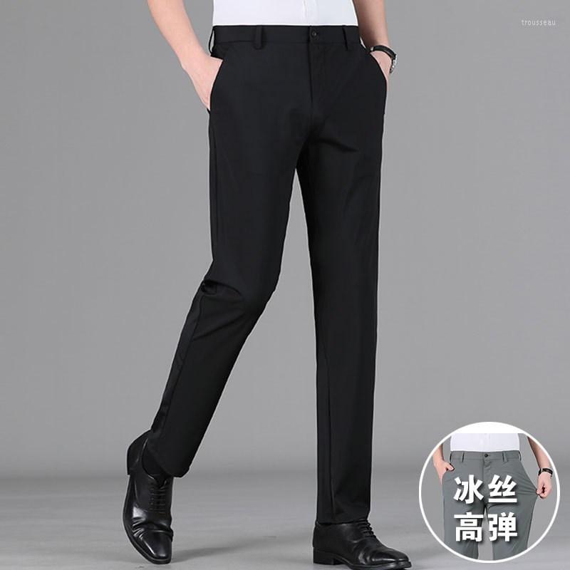 Men's Pants Summer Thin Men's Casual Stretch Middle-aged Father Business All-match Straight Suit, Black
Men's Pants Summer Thin Men's Casual Stretch Middle-aged Father Business All-match Straight Suit, Black