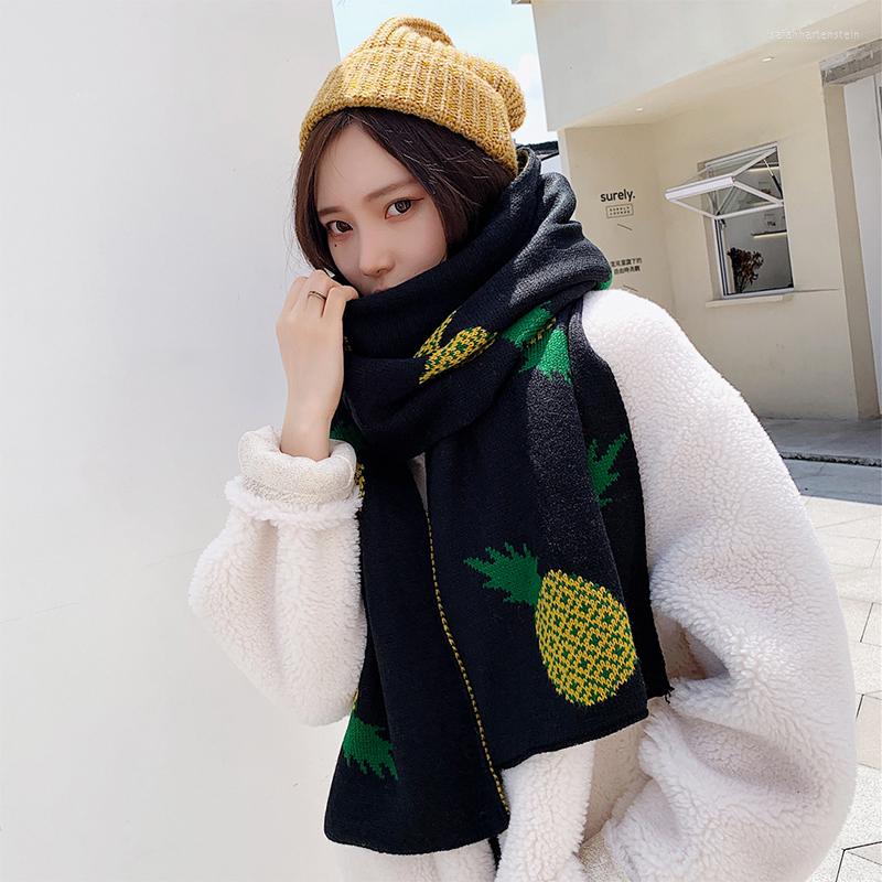 Scarves Korean Autumn And Winter Arrival Scarf Men Women Pineapple Print Long Big Soft Outdoor High Quality Warm Shawl
Scarves Korean Autumn And Winter Arrival Scarf Men Women Pineapple Print Long Big Soft Outdoor High Quality Warm Shawl