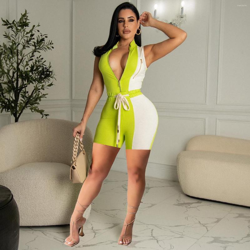 Women' Tracksuits RMSFE 2022 Summer Women Fashion Color Blocking V-neck Zipper Sleeveless Tight Casual Shorts Two Piece Set, Orange
Women' Tracksuits RMSFE 2022 Summer Women Fashion Color Blocking V-neck Zipper Sleeveless Tight Casual Shorts Two Piece Set, Orange