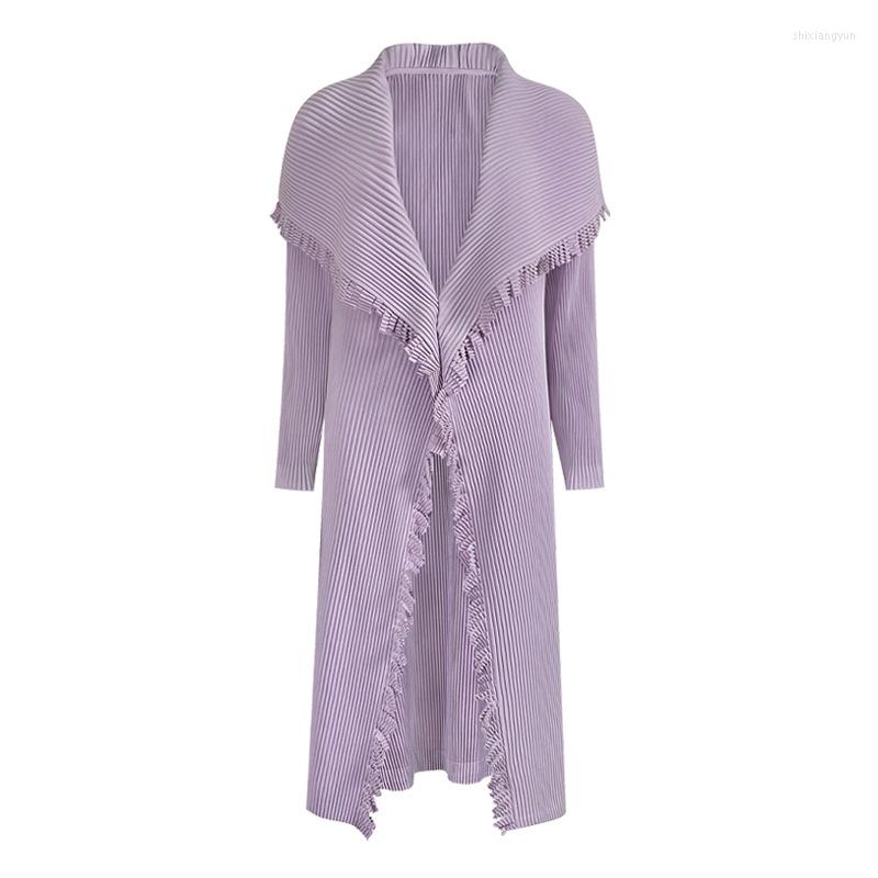 Women's Trench Coats Miyake Pleated Tassels Long Sleeve Dress 2022 Autumn Casual Basic Folda For Women, Pic
Women's Trench Coats Miyake Pleated Tassels Long Sleeve Dress 2022 Autumn Casual Basic Folda For Women, Pic