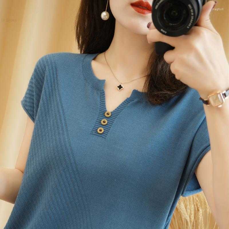 Women's T Shirts Summer Clothes Cotton Linen V-neck Short Sleeve Knitted T-shirt Women's 2022 Pure Casual Loose Half Bottomed TWomen's, Bean green
Women's T Shirts Summer Clothes Cotton Linen V-neck Short Sleeve Knitted T-shirt Women's 2022 Pure Casual Loose Half Bottomed TWomen's, Bean green