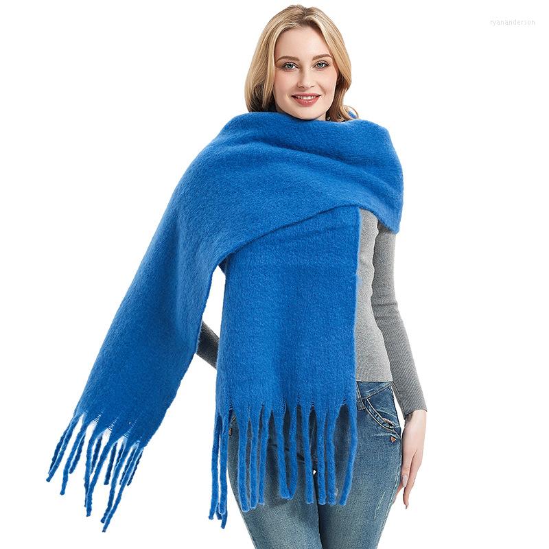 Scarves Designer Brand Women's Winter Scarf Ladies Soild Color Cashmere Warm Shawls And Wraps Long Tassels Pashmina Blanket
Scarves Designer Brand Women's Winter Scarf Ladies Soild Color Cashmere Warm Shawls And Wraps Long Tassels Pashmina Blanket