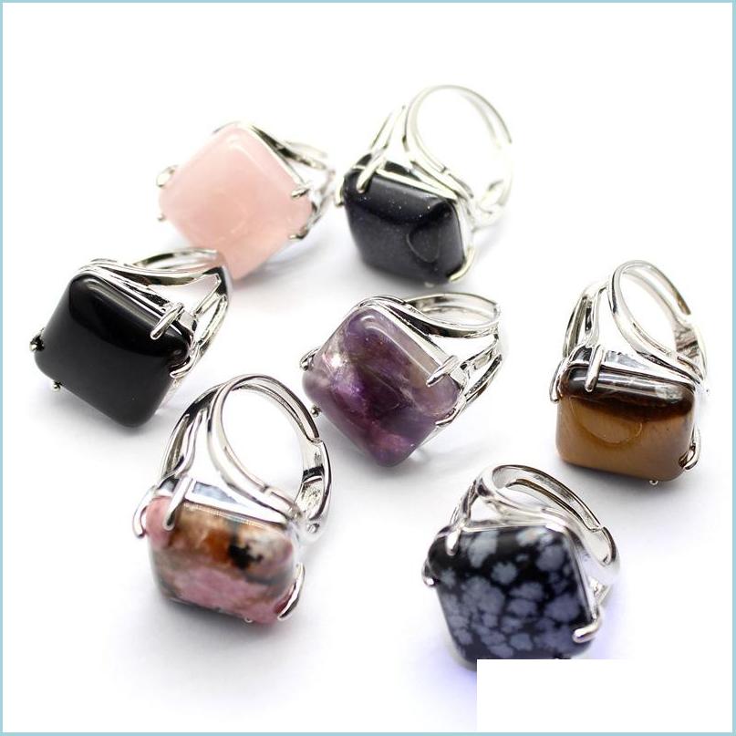 Solitaire Ring Atural Stone Ring Square Adjustable Tiger Eye Opal Pink Quartz Lapis Purple Rose Crystal Wedding Drop Delivery Jewelry Dhpvy
Solitaire Ring Atural Stone Ring Square Adjustable Tiger Eye Opal Pink Quartz Lapis Purple Rose Crystal Wedding Drop Delivery Jewelry Dhpvy