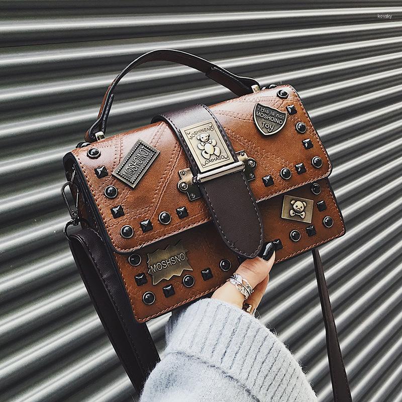 Evening Bags Korean Fashion Vintage Handbag Shoulder Bag Portable Customized Rivet Small Square 2022 Series, Black
Evening Bags Korean Fashion Vintage Handbag Shoulder Bag Portable Customized Rivet Small Square 2022 Series, Black