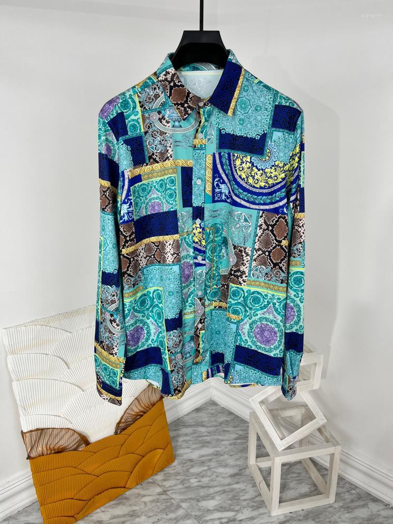 Men's Casual Shirts Ad0317 Fashion Men's 2022 Runway Luxury European Design Party Style Clothing, Green
Men's Casual Shirts Ad0317 Fashion Men's 2022 Runway Luxury European Design Party Style Clothing, Green