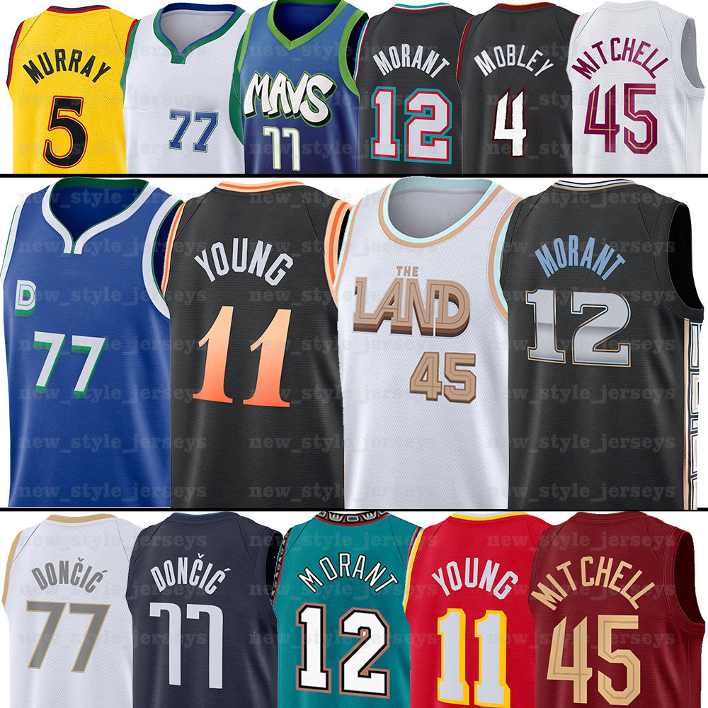 Luka Doncic Basketball Jerseys 12 Ja Morant Donovan Mitchell Evan Mobley 45 4 Trae Young 5 11 Dejounte Murray Hawk Jerseys, Men
Luka Doncic Basketball Jerseys 12 Ja Morant Donovan Mitchell Evan Mobley 45 4 Trae Young 5 11 Dejounte Murray Hawk Jerseys, Men