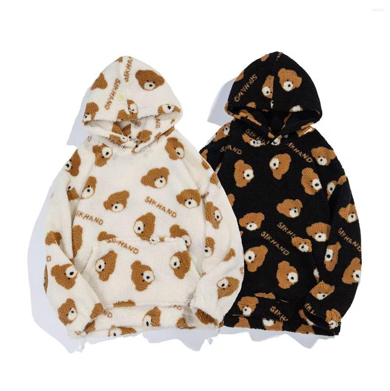 Men' Hoodies Fashion Printed Bear Plush Unisex Autumn Winter Warm Pullover Double-sided Imitation Cashmere Print Casual Coat, Gold
Men' Hoodies Fashion Printed Bear Plush Unisex Autumn Winter Warm Pullover Double-sided Imitation Cashmere Print Casual Coat, Gold