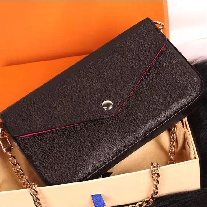 Lady Clutch Crossbody Felicie Pochette M61276 Shoulder Bags Handbags Designer Bags Wallets 3 in 1 Ladies Flap Bag High Gold, #1
Lady Clutch Crossbody Felicie Pochette M61276 Shoulder Bags Handbags Designer Bags Wallets 3 in 1 Ladies Flap Bag High Gold, #1