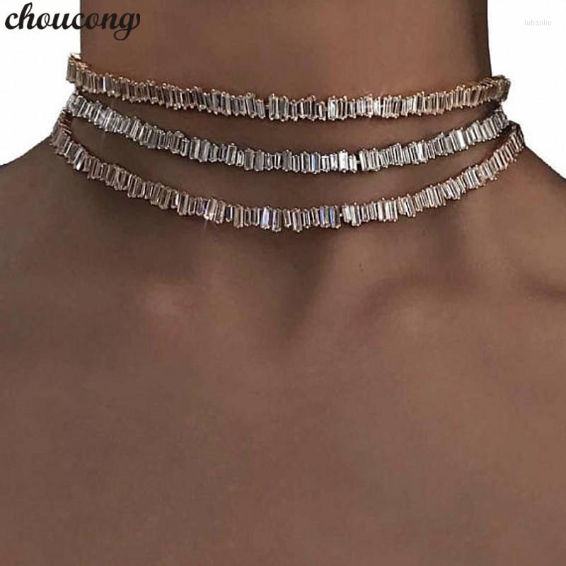 Chains Choucong Handmade Baguette Necklace Cz White Gold Filled Party Wedding Necklaces For Women Statement Jewelry Gift
Chains Choucong Handmade Baguette Necklace Cz White Gold Filled Party Wedding Necklaces For Women Statement Jewelry Gift