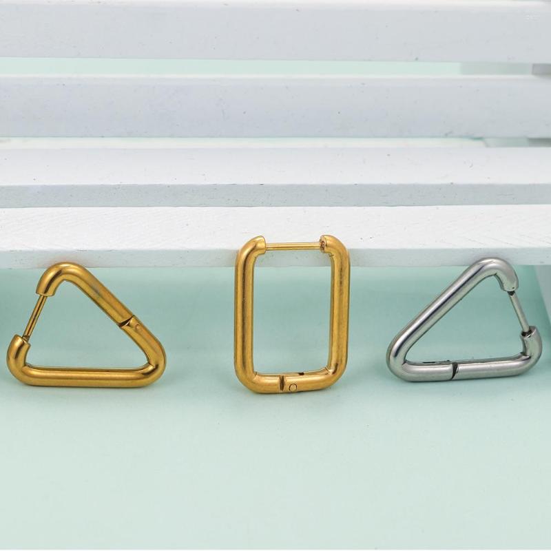 Hoop Earrings EYIKA Gold Silver Color Rectangle Stainless Steel Geometric Square Triangle Pendientes Aro For Women Men Jewelry
Hoop Earrings EYIKA Gold Silver Color Rectangle Stainless Steel Geometric Square Triangle Pendientes Aro For Women Men Jewelry