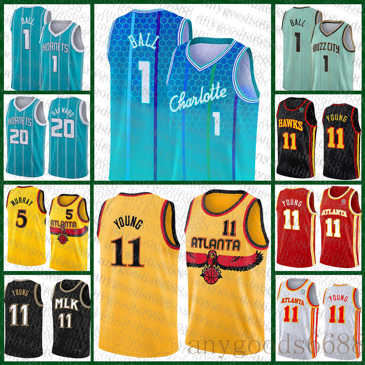 jersey Charlottes Hornet Atlantas Hawk 1 20 11 5 4 Basketball Jersey Gordon Hayward LaMelo Ball Trae Young Dejounte Murray Spud Webb Champagne, Jersey-huangfeng
jersey Charlottes Hornet Atlantas Hawk 1 20 11 5 4 Basketball Jersey Gordon Hayward LaMelo Ball Trae Young Dejounte Murray Spud Webb Champagne, Jersey-huangfeng