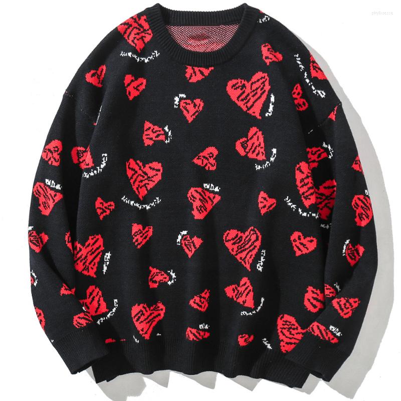 Men's Sweaters Sweater Men Heart-shaped Letter Full Print O-Neck Jumper Couple College Style Loose Casual Cozy Knitted Tops Streetwear, White
Men's Sweaters Sweater Men Heart-shaped Letter Full Print O-Neck Jumper Couple College Style Loose Casual Cozy Knitted Tops Streetwear, White