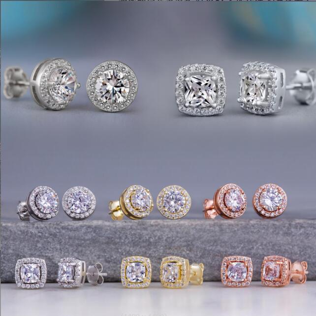 square circular Cubic zircon Diamond stud earrings gold Silver rose gold women ear rings wedding fashion jewelry gift
square circular Cubic zircon Diamond stud earrings gold Silver rose gold women ear rings wedding fashion jewelry gift