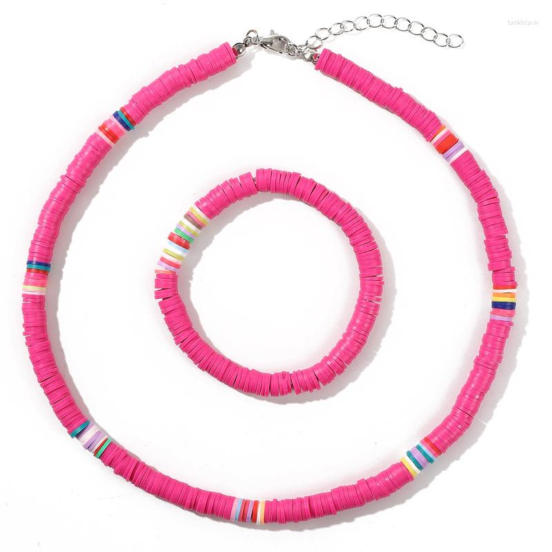 Necklace Earrings Set 2022 Soft Clay Bracelet 6mm Clavicle Chain Choker For Women's Jewelry, Picture shown
Necklace Earrings Set 2022 Soft Clay Bracelet 6mm Clavicle Chain Choker For Women's Jewelry, Picture shown