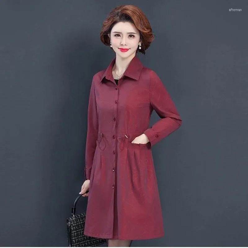 Women's Trench Coats Windbreaker Jacket Womens Mid-length Spring Autumn Wear Middle-aged Mother Large Size Fashion Casual Long Coat, Purple
Women's Trench Coats Windbreaker Jacket Womens Mid-length Spring Autumn Wear Middle-aged Mother Large Size Fashion Casual Long Coat, Purple