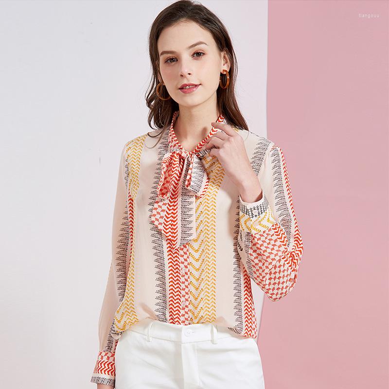 Women' Blouses Real Silk Boulses For Women High Quality 2022 Summer White Yellow Floral Office Shirts Long Sleeve Casual Sexy Plus Size, See chart
Women' Blouses Real Silk Boulses For Women High Quality 2022 Summer White Yellow Floral Office Shirts Long Sleeve Casual Sexy Plus Size, See chart