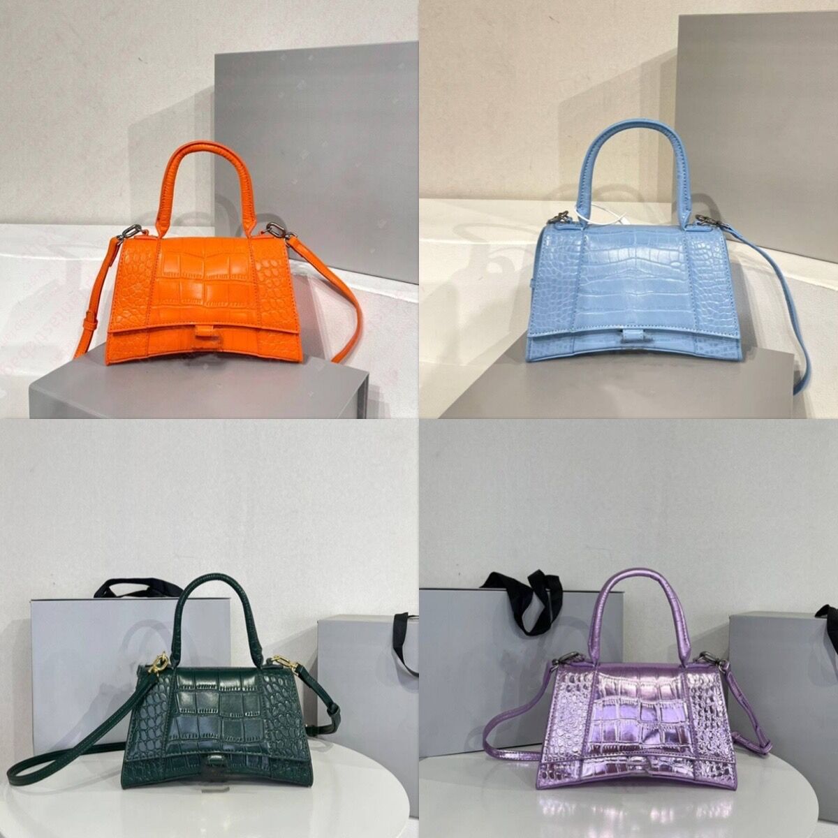 Cross body Fashion Designer bags Small Crocodile leather hourglass totes Women Handbags shopping Purses wallet Luxury PU leather with letter B logo, Box
Cross body Fashion Designer bags Small Crocodile leather hourglass totes Women Handbags shopping Purses wallet Luxury PU leather with letter B logo, Box