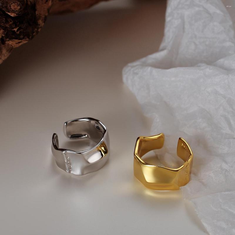 Cluster Rings MLKENLY S925 Sterling Silver Open Ring Irregular Concave And Convex Surface Geometric For Women Jewelry Gift Cool Punk
Cluster Rings MLKENLY S925 Sterling Silver Open Ring Irregular Concave And Convex Surface Geometric For Women Jewelry Gift Cool Punk