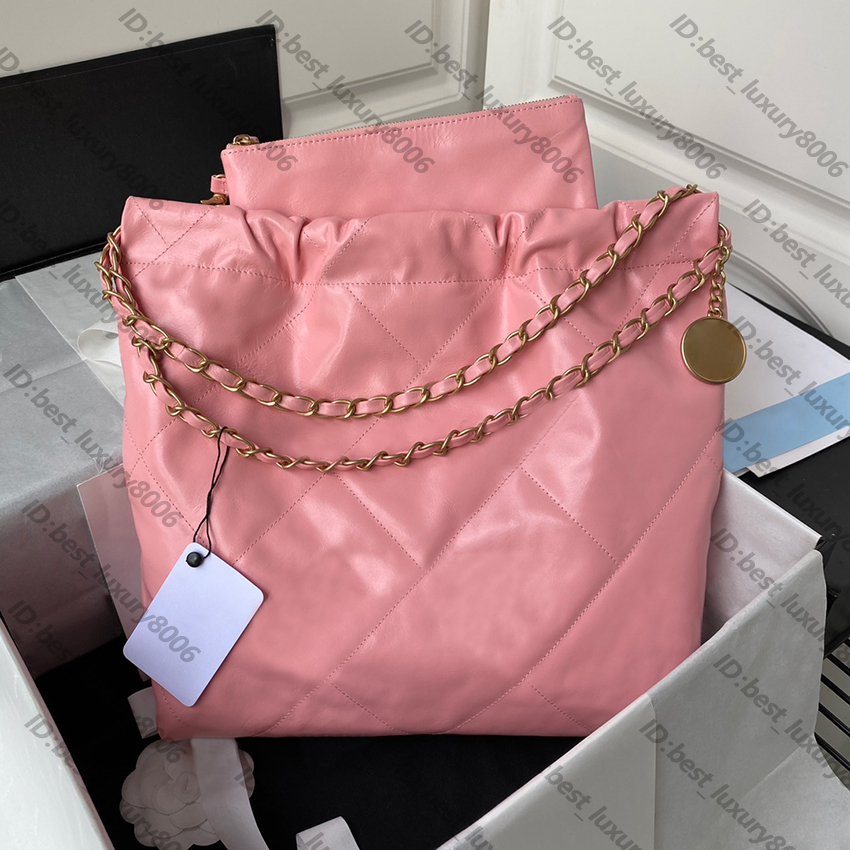 9A luxury tote bag classic brand 22 Designer Women's Bags Solid Color Fashion Large Capacity Ladies Portable Storage Cosmetic Bag, Light pink gold
9A luxury tote bag classic brand 22 Designer Women's Bags Solid Color Fashion Large Capacity Ladies Portable Storage Cosmetic Bag, Light pink gold