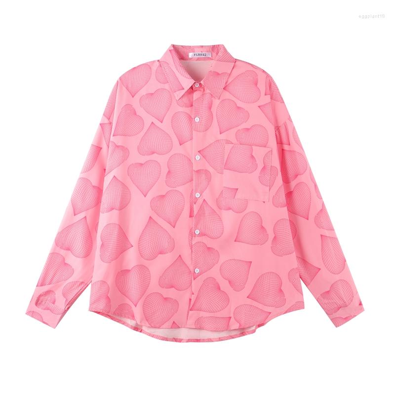 Women's Blouses Streetwear Shirt Men Women Vintage 3d Love Printing Single Breasted Loose Square Collar Long Sleeve Blouse Oversized Spring, Sky blue
Women's Blouses Streetwear Shirt Men Women Vintage 3d Love Printing Single Breasted Loose Square Collar Long Sleeve Blouse Oversized Spring, Sky blue