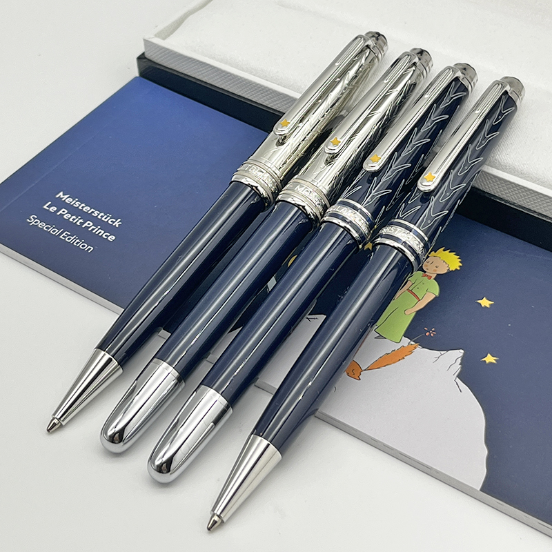 Rollerball Ballpoint Fountain Pen Little Prince 163 Dark Blue Luxury Stationery With Serial Number, Black & blue
Rollerball Ballpoint Fountain Pen Little Prince 163 Dark Blue Luxury Stationery With Serial Number, Black & blue