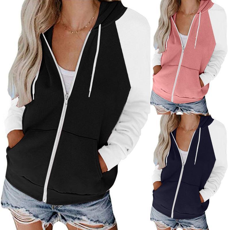 Women's Hoodies Women's & Sweatshirts Women Hoodie Sweatshirt Moletom Fashion Contrast Color Long Sleeve Zip-Up Casual Jumper Autumn, Bk
Women's Hoodies Women's & Sweatshirts Women Hoodie Sweatshirt Moletom Fashion Contrast Color Long Sleeve Zip-Up Casual Jumper Autumn, Bk