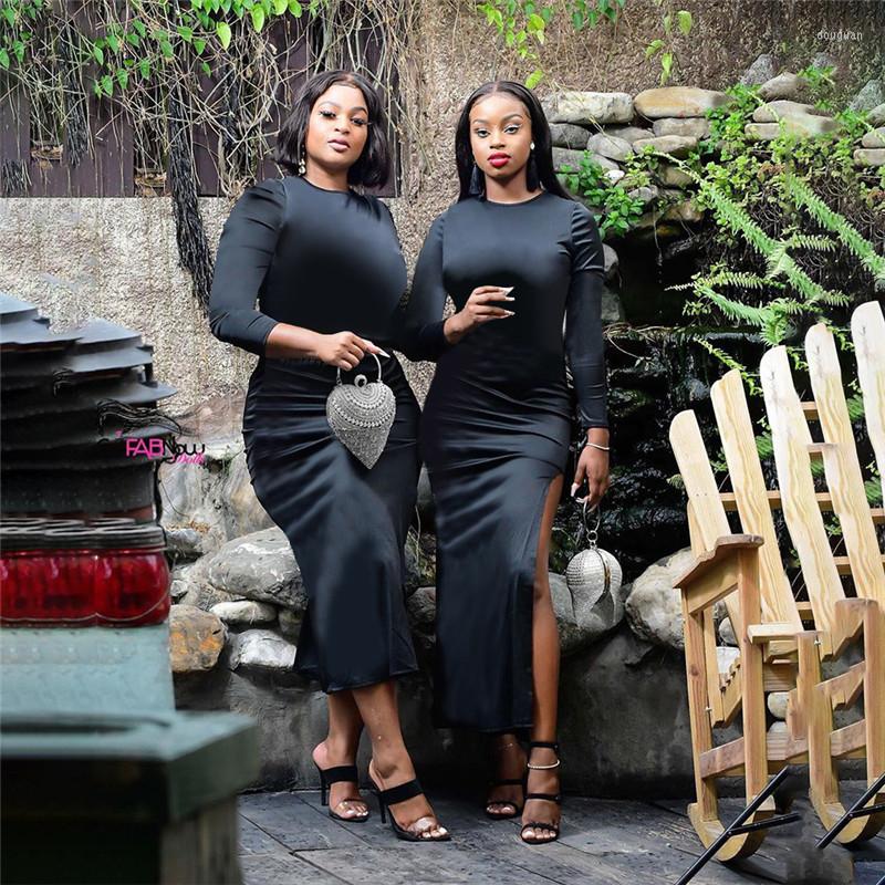 Casual Dresses VAZN 2022 Fashion Women High Street Style Long Dress Sleeve Round Neck Pure Color Lady Floor Length, Black
Casual Dresses VAZN 2022 Fashion Women High Street Style Long Dress Sleeve Round Neck Pure Color Lady Floor Length, Black