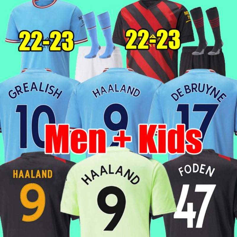 22 23 HAALAND SOCCER JERSEYS GREALISH STERLING MANS CITIES MAHREZ fans player version DE BRUYNE FODEN 2022 2023 football tops shirt kids kit sets uniform team, 2022 player away
22 23 HAALAND SOCCER JERSEYS GREALISH STERLING MANS CITIES MAHREZ fans player version DE BRUYNE FODEN 2022 2023 football tops shirt kids kit sets uniform team, 2022 player away