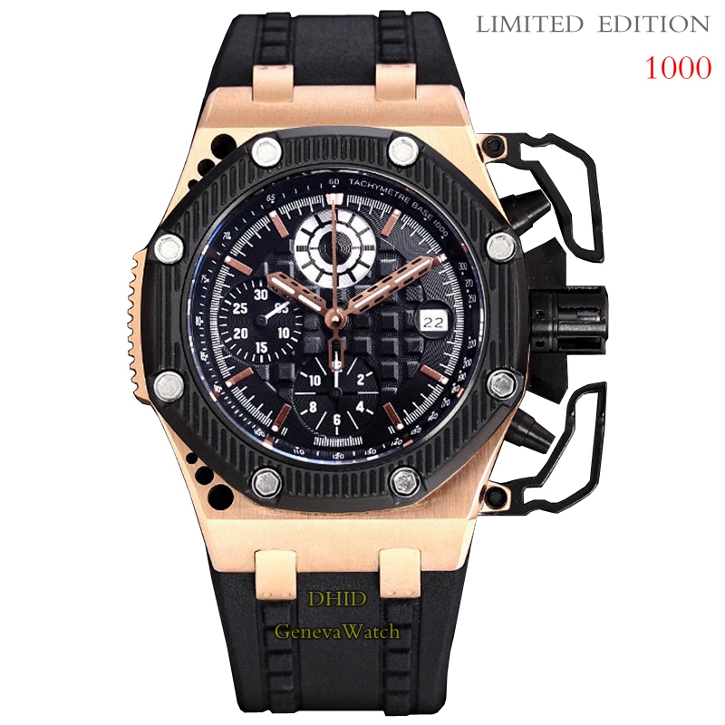 Limited Edition 1000 Luxury Watches Chronograph Function Mechanical Automatic Movement 44MM Men Watch Sapphire 904L Stainless Steel Rubber Strrap Wristwatches, A443
Limited Edition 1000 Luxury Watches Chronograph Function Mechanical Automatic Movement 44MM Men Watch Sapphire 904L Stainless Steel Rubber Strrap Wristwatches, A443