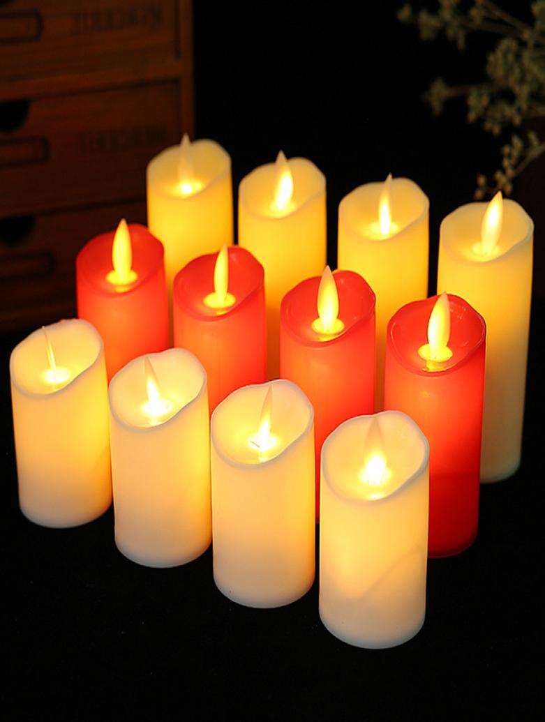 LED Flameless Candles 3PCS 6PCS Lights Battery Operated Plastic Pillar Flickering Candle Light for Party Decor 2206069626860
LED Flameless Candles 3PCS 6PCS Lights Battery Operated Plastic Pillar Flickering Candle Light for Party Decor 2206069626860