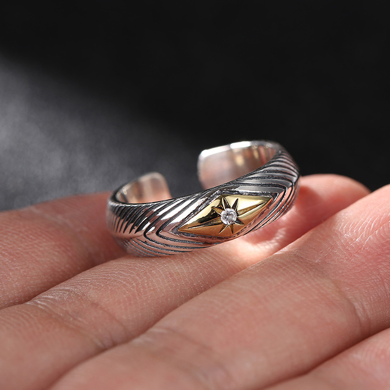 Thai Silver Retro Chaoren opening ring mens rings classic men Titanium steel designer for women luxury gifts woman girl jewlery
Thai Silver Retro Chaoren opening ring mens rings classic men Titanium steel designer for women luxury gifts woman girl jewlery