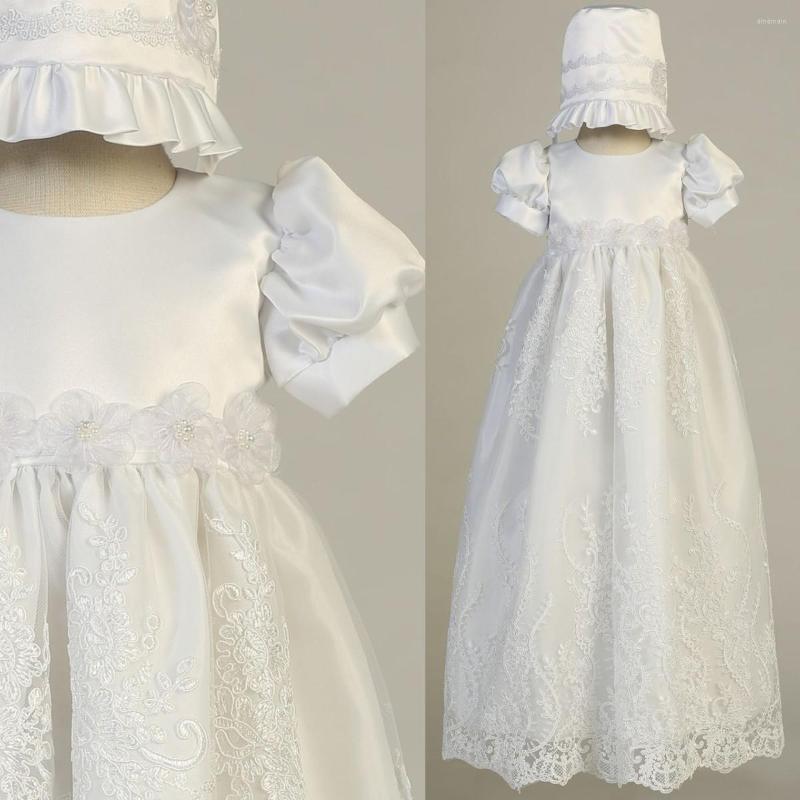 Girl Dresses Charming White Satin Christening Gowns For Baby Girls Floral Appliques Beads Baptism Cute First Holy Communion, Orange
Girl Dresses Charming White Satin Christening Gowns For Baby Girls Floral Appliques Beads Baptism Cute First Holy Communion, Orange
