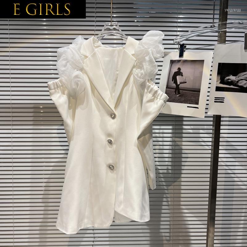Women' Suits J GIRLS 2022 Autumn Long Sleeve Ruched Mesh Patchwork Hollow Out Shoulder Black Blazer Coat Women GG227, White
Women' Suits J GIRLS 2022 Autumn Long Sleeve Ruched Mesh Patchwork Hollow Out Shoulder Black Blazer Coat Women GG227, White