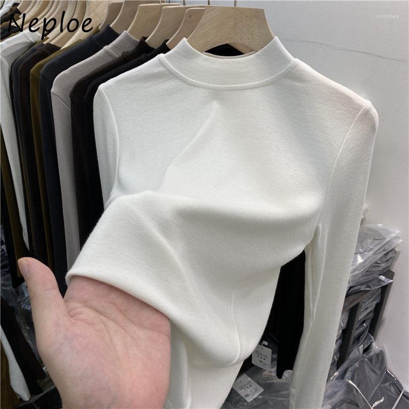 Women' T Shirts Neploe Stand Neck Solid Color Long Sleeve Slim Women T-shirts Mujer Camisetas 2022 Autumn Y2k Clothes Harajuku Pullover, Black
Women' T Shirts Neploe Stand Neck Solid Color Long Sleeve Slim Women T-shirts Mujer Camisetas 2022 Autumn Y2k Clothes Harajuku Pullover, Black
