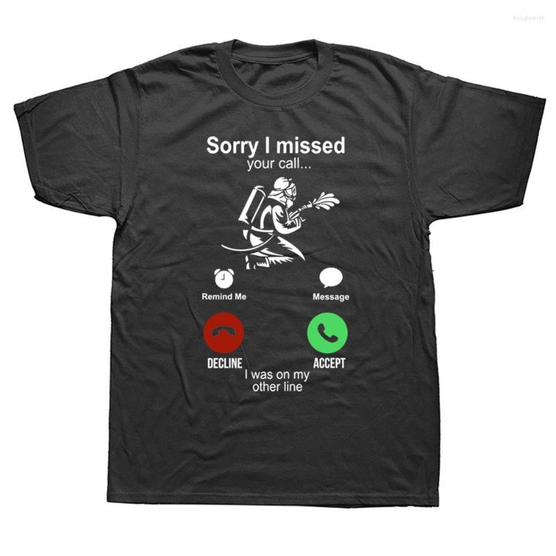 Men's T Shirts Funny Sorry I Missed Your Call Firefighter Fireman Cotton Streetwear Short Sleeve O-Neck Harajuku Oversized T-shirt Men, White
Men's T Shirts Funny Sorry I Missed Your Call Firefighter Fireman Cotton Streetwear Short Sleeve O-Neck Harajuku Oversized T-shirt Men, White