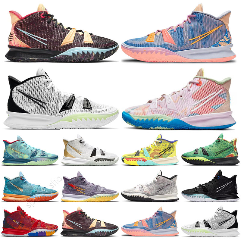 2023 One World People Chip Light Bone Kyrie 7 mens basketball shoes Kyries 5s sponge Creator Hendrix Horus Rayguns Daybreak squidward men trainers Sports Sneakers, Color 10
2023 One World People Chip Light Bone Kyrie 7 mens basketball shoes Kyries 5s sponge Creator Hendrix Horus Rayguns Daybreak squidward men trainers Sports Sneakers, Color 10