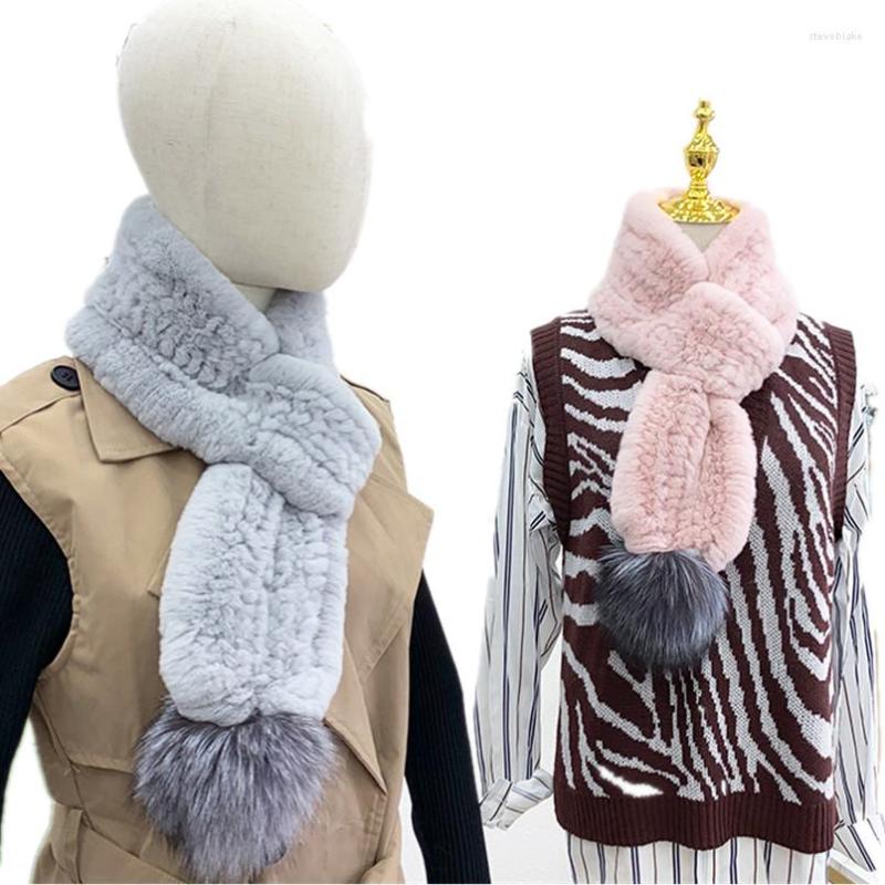 Scarves Women Real Rex Fur Hand Knitted Scarf Wholesale Fluffy Winter Warm Wraps With Pompom Ball Style Neck Warmer For Girls
Scarves Women Real Rex Fur Hand Knitted Scarf Wholesale Fluffy Winter Warm Wraps With Pompom Ball Style Neck Warmer For Girls