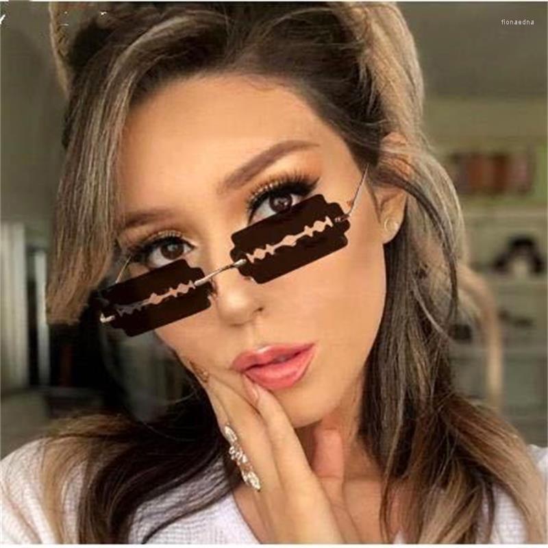 Sunglasses Vintage Rimless Rectangle Women 2022 Funny Designer Red Blue Black Razor Blade Sun Glasses Narrow Square
Sunglasses Vintage Rimless Rectangle Women 2022 Funny Designer Red Blue Black Razor Blade Sun Glasses Narrow Square