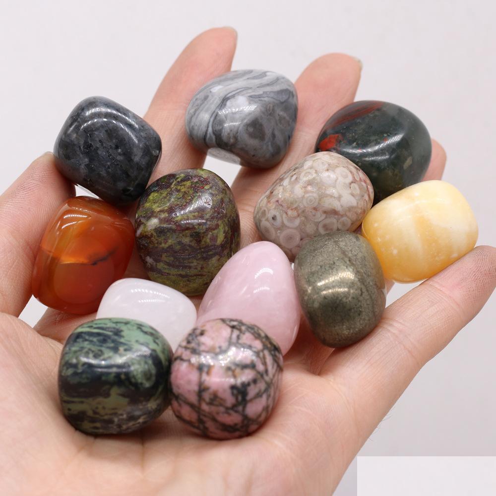 

Loose Gemstones Loose Chakra Healing Reiki Natural Tumbled Stone Irregar Polishing Rock Quartz Yoga Meditation Energy Stones Bead De Dh6Ta