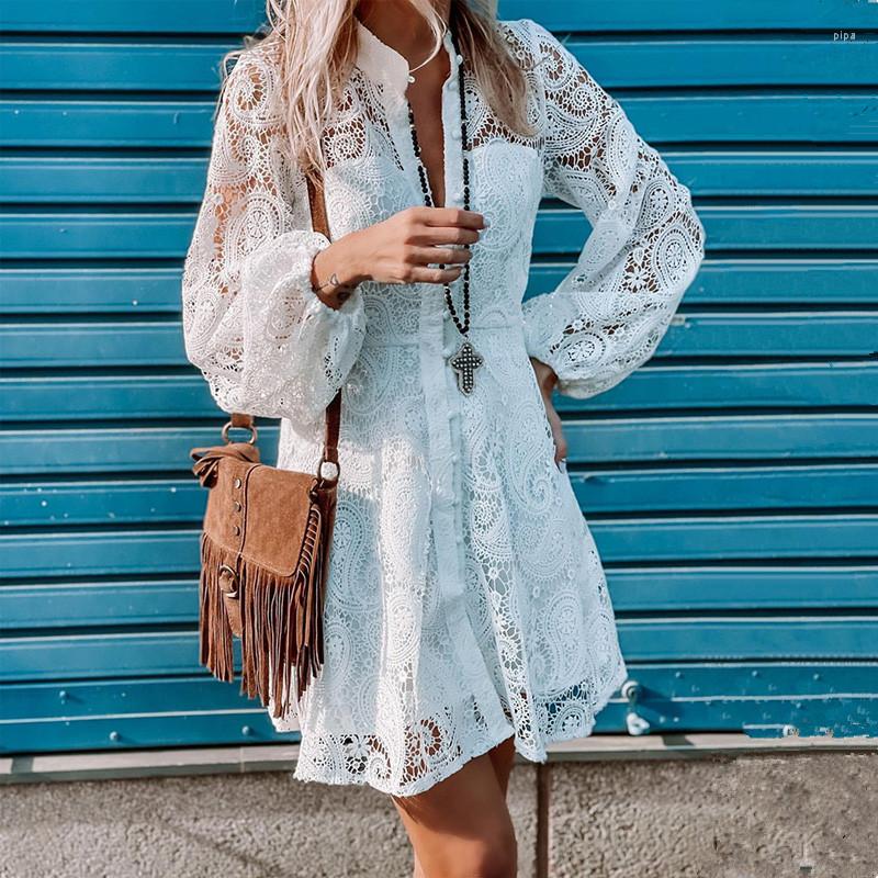 Casual Dresses 2022 Fashion Women Dress Long Sleeve Single Breasted Patchwork Crochet Lace Party, Black
Casual Dresses 2022 Fashion Women Dress Long Sleeve Single Breasted Patchwork Crochet Lace Party, Black