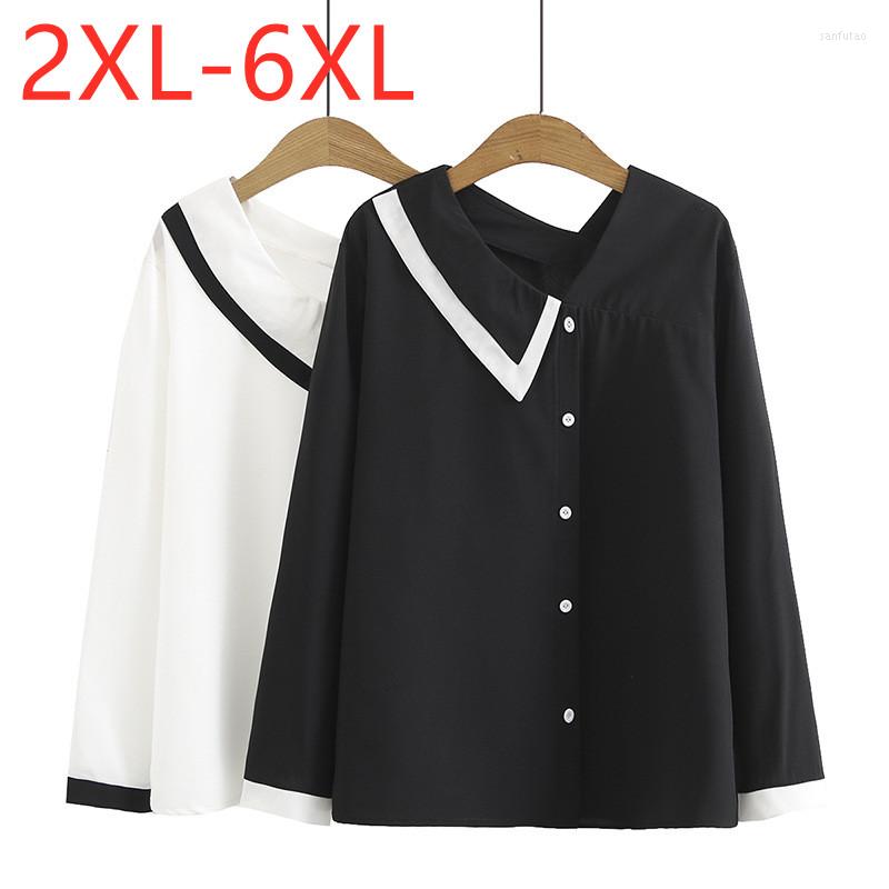 Women's Blouses 2022 Ladies Spring Autumn Plus Size Tops For Women Large Long Sleeve Loose Button Black Skew Collar Shirt 3XL 5XL 6XL, Purple
Women's Blouses 2022 Ladies Spring Autumn Plus Size Tops For Women Large Long Sleeve Loose Button Black Skew Collar Shirt 3XL 5XL 6XL, Purple