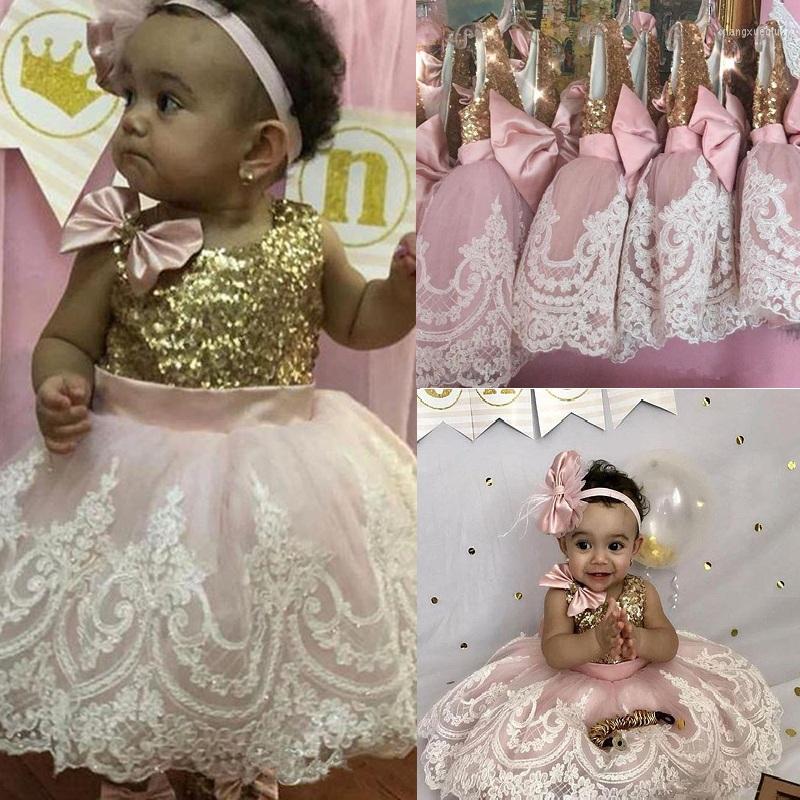 Girl Dresses Baby Toddler Birthday Dress Jewel Neck Bows Lace Applique Ankle Length Flower Girls Sparkly Sequins First Communion Gowns, Pink
Girl Dresses Baby Toddler Birthday Dress Jewel Neck Bows Lace Applique Ankle Length Flower Girls Sparkly Sequins First Communion Gowns, Pink