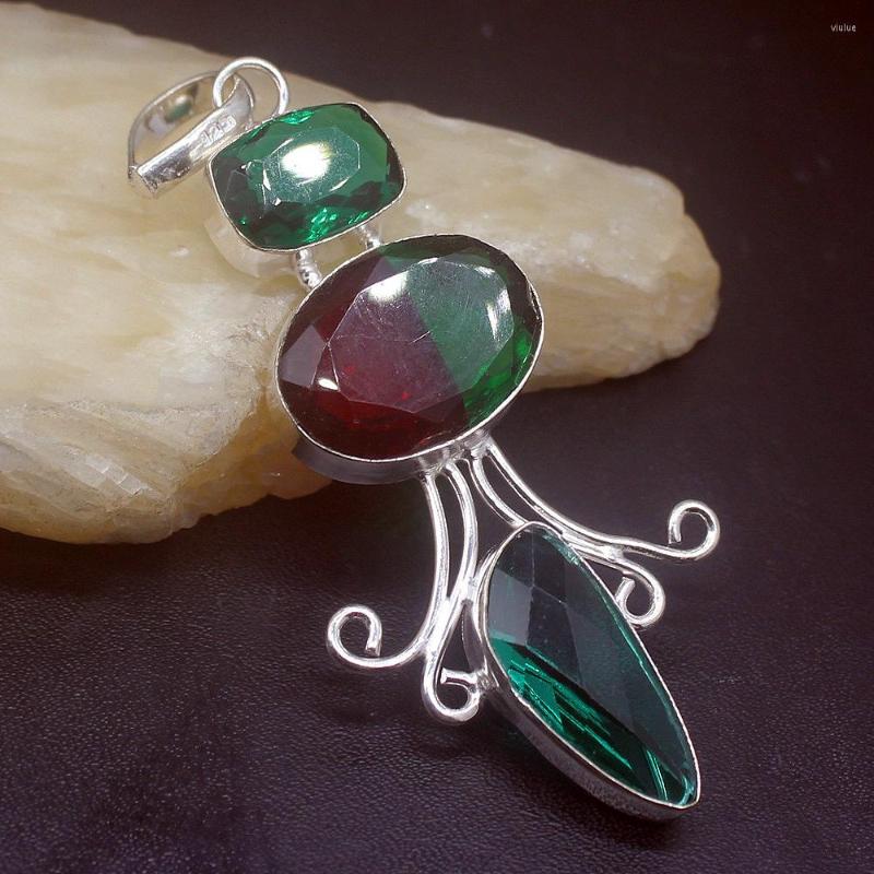 Pendant Necklaces Gemstonefactory Jewelry Big Promotion Single Unique 925 Silver Double Red Green Topaz Peridot Garnet Women Necklace
Pendant Necklaces Gemstonefactory Jewelry Big Promotion Single Unique 925 Silver Double Red Green Topaz Peridot Garnet Women Necklace