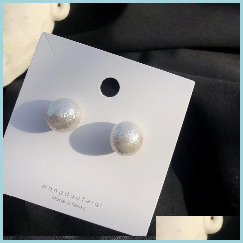 Stud Stud White Simated Pearl Ball Earrings For Women Brincos Boucle Doreille Femme Cute Earings Studs Fashion Jewelry Oorbellen Dro Dhh9U
Stud Stud White Simated Pearl Ball Earrings For Women Brincos Boucle Doreille Femme Cute Earings Studs Fashion Jewelry Oorbellen Dro Dhh9U
